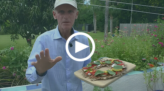 Super Delicious Raw Vegan Pizza